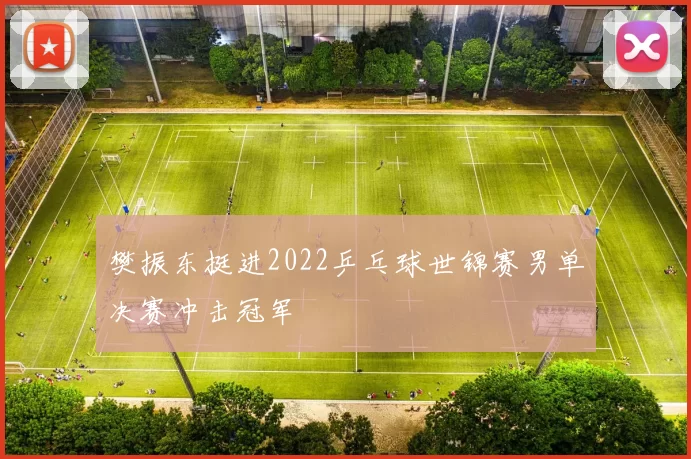 樊振东挺进2022乒乓球世锦赛男单决赛冲击冠军