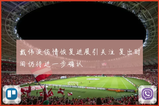 戴伟浚伤情恢复进展引关注 复出时间仍待进一步确认