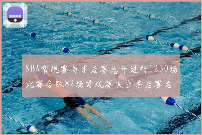 NBA常规赛与季后赛总计进行1230场比赛各队82场常规赛决出季后赛名额