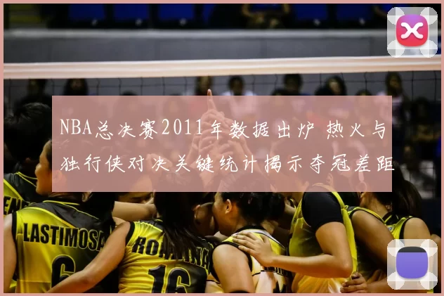 NBA总决赛2011年数据出炉 热火与独行侠对决关键统计揭示夺冠差距